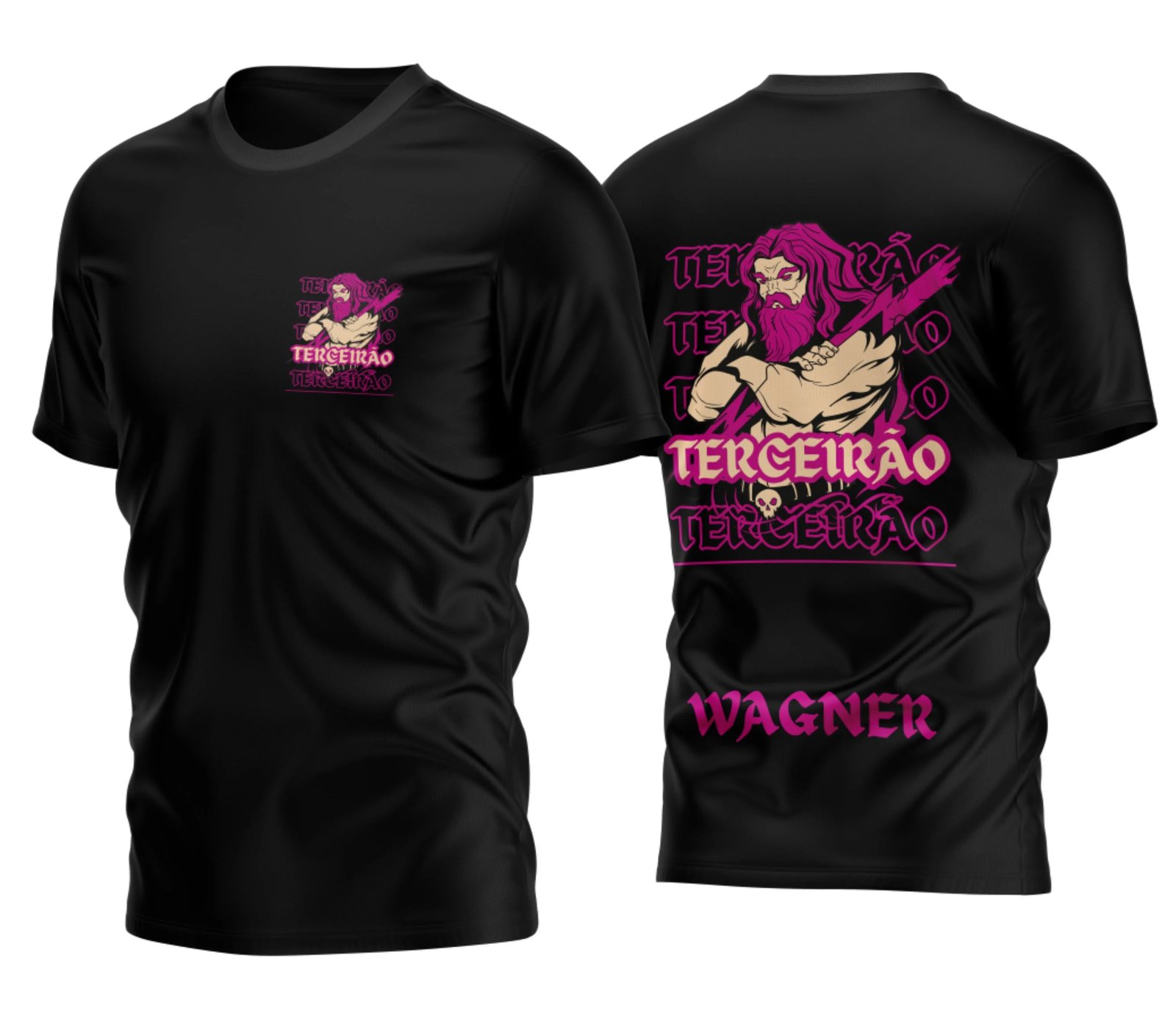 camiseta terceirão 2026 Zeus para formandos do ensino médio