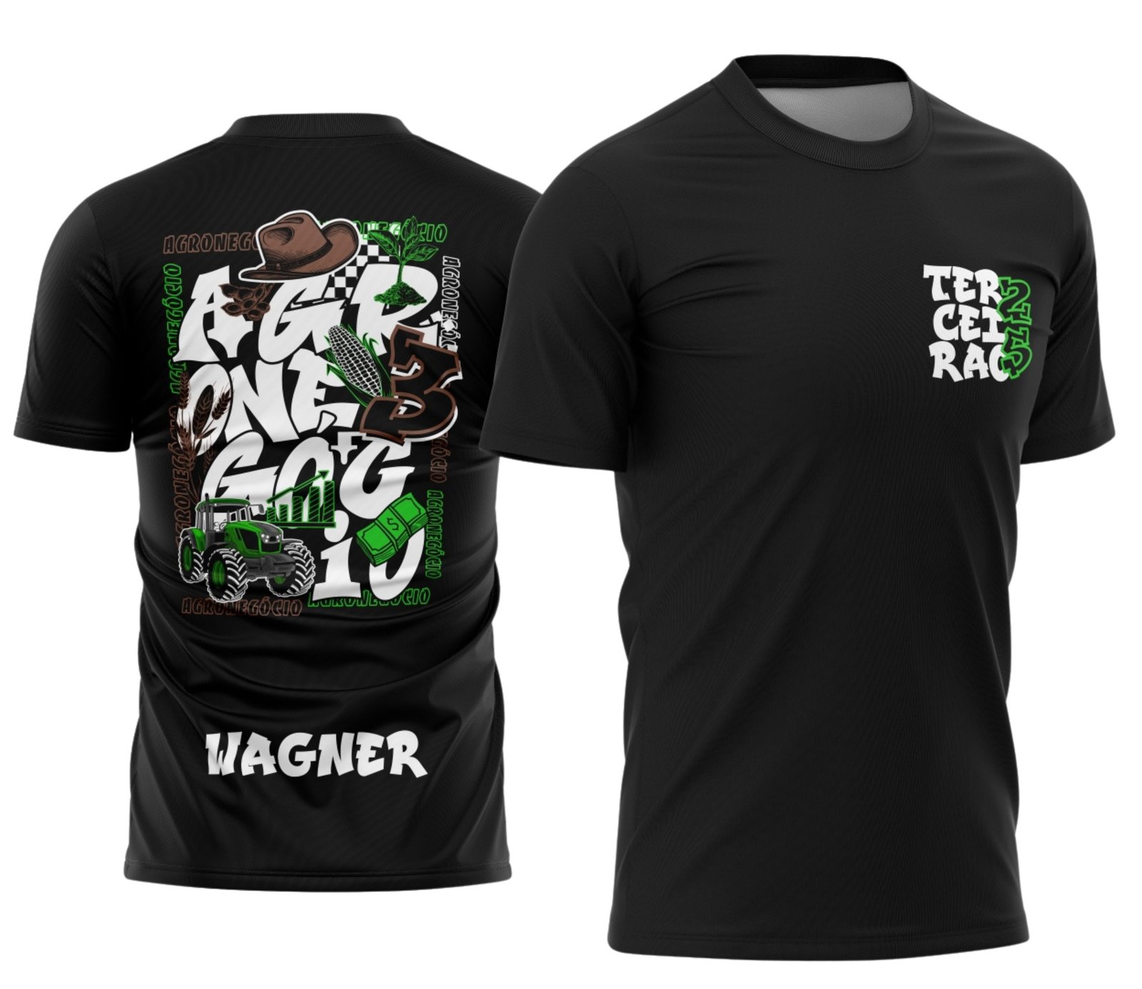 camiseta terceirão 2026 Agro para formandos do ensino médio