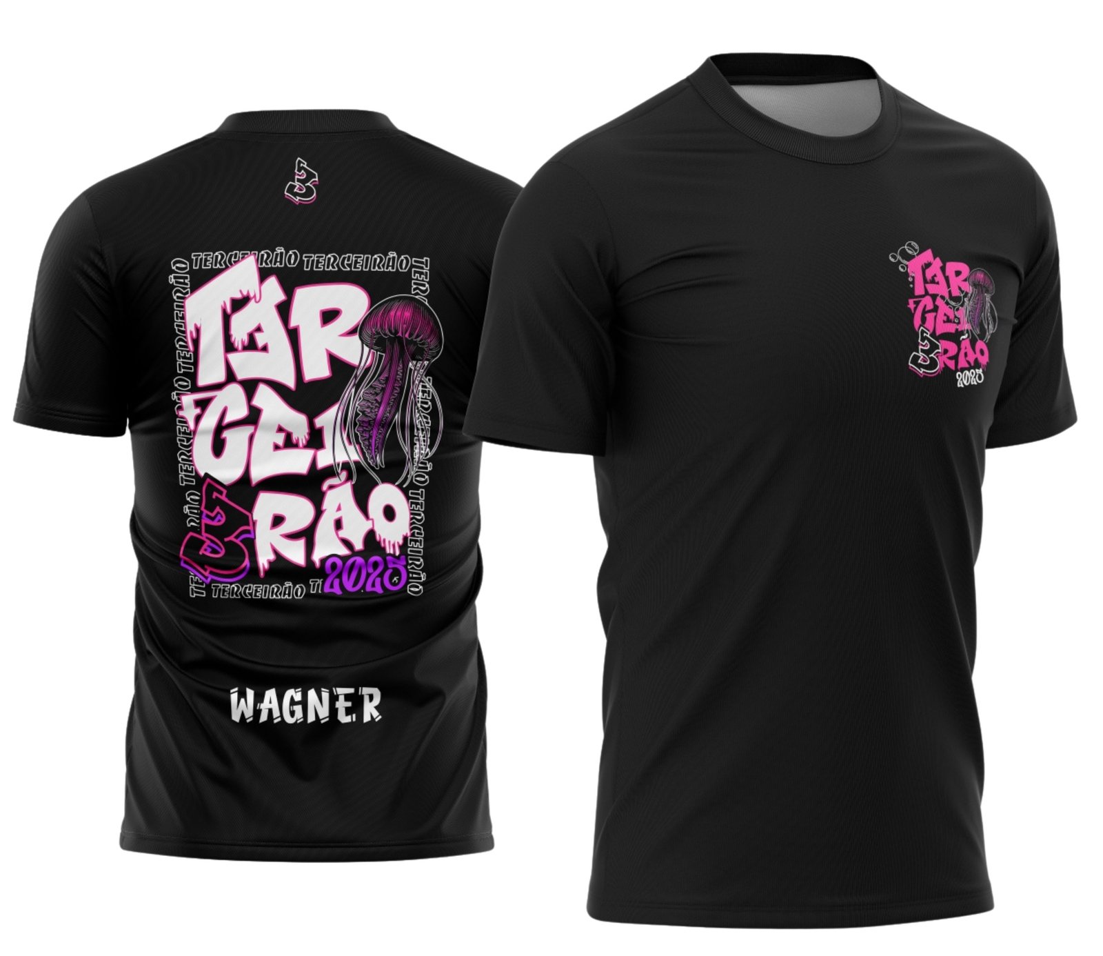 camiseta terceirão 2026 Agua Viva Vinho para formandos do ensino médio