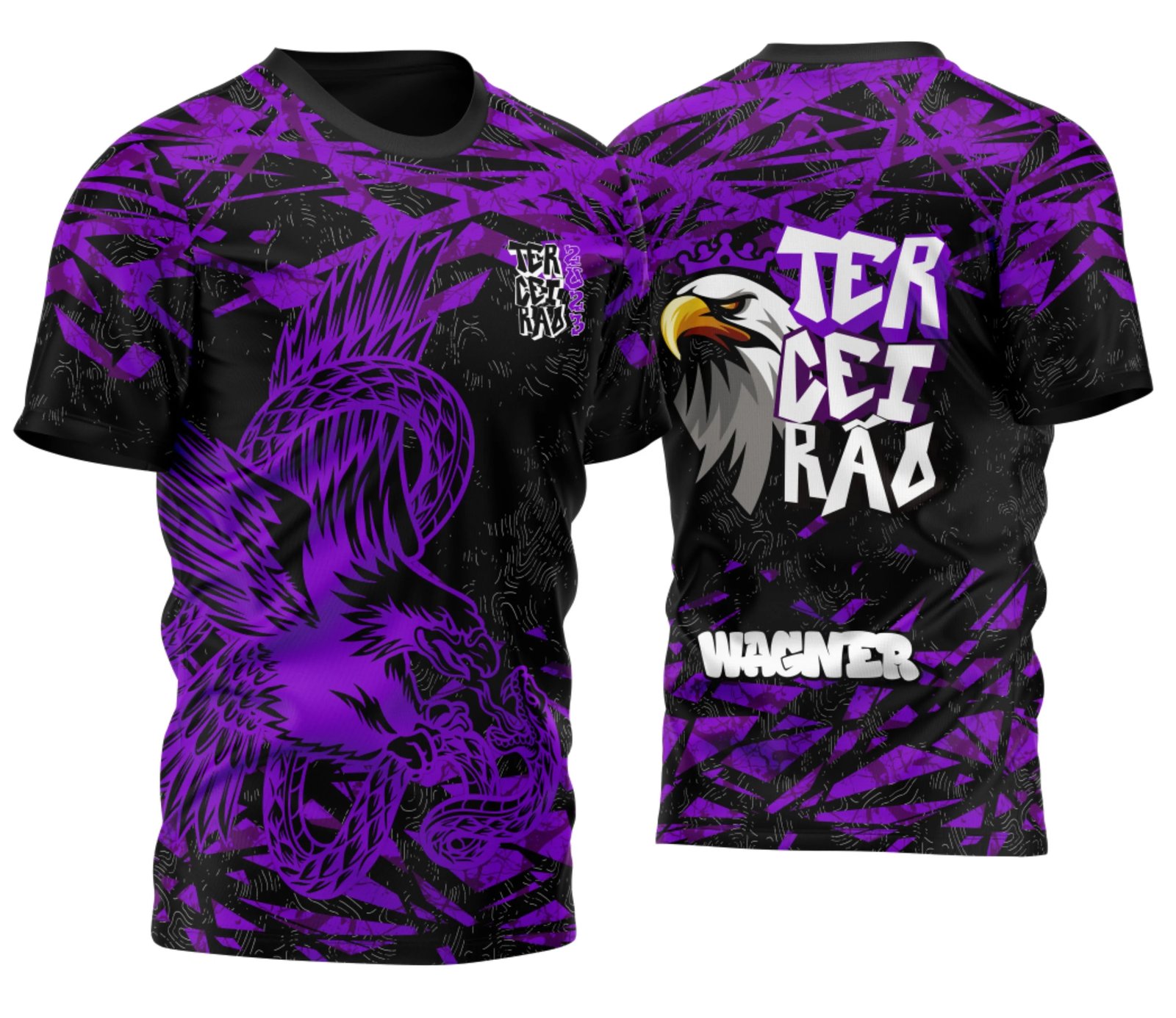 camiseta terceirão 2026 Cobra Aguia para formandos do ensino médio