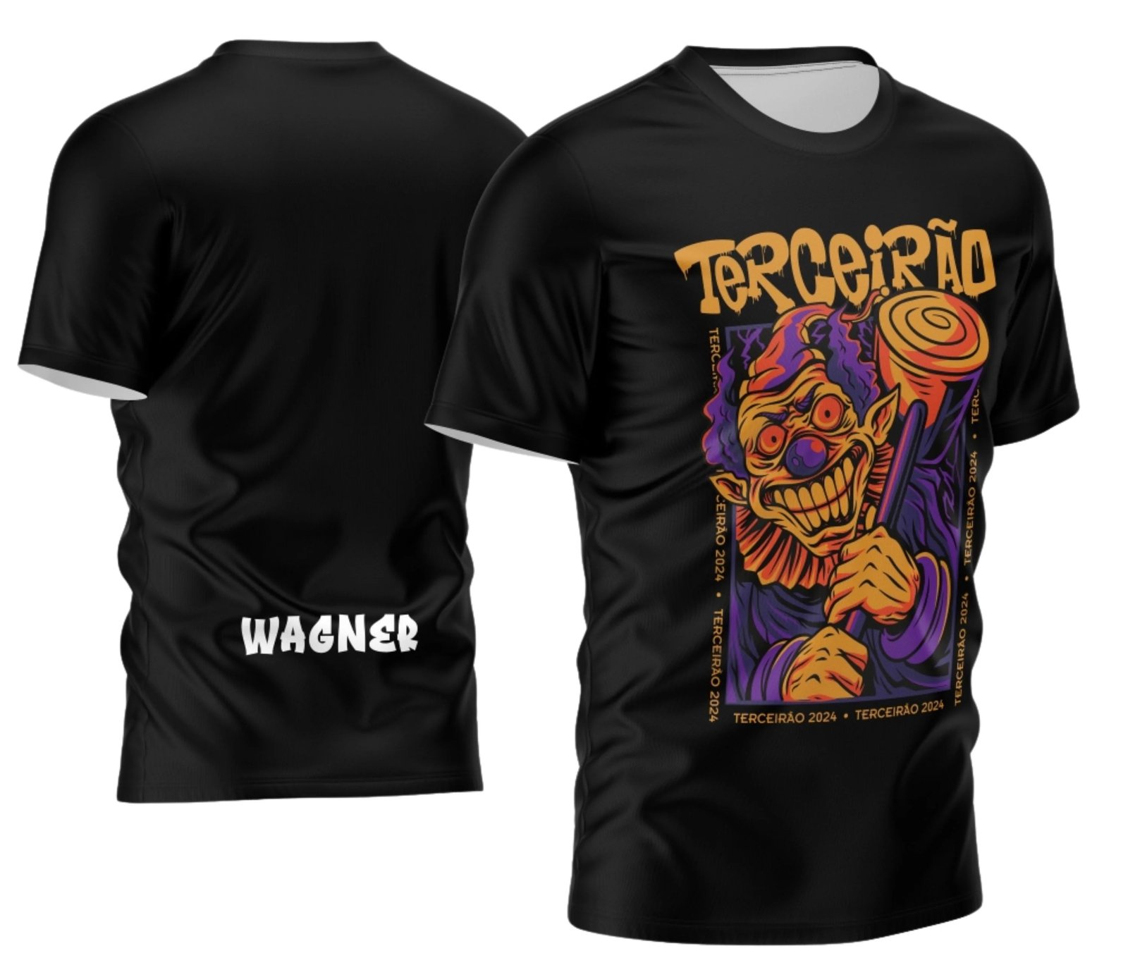 camiseta terceirão 2026 Coringa para formandos do ensino médio