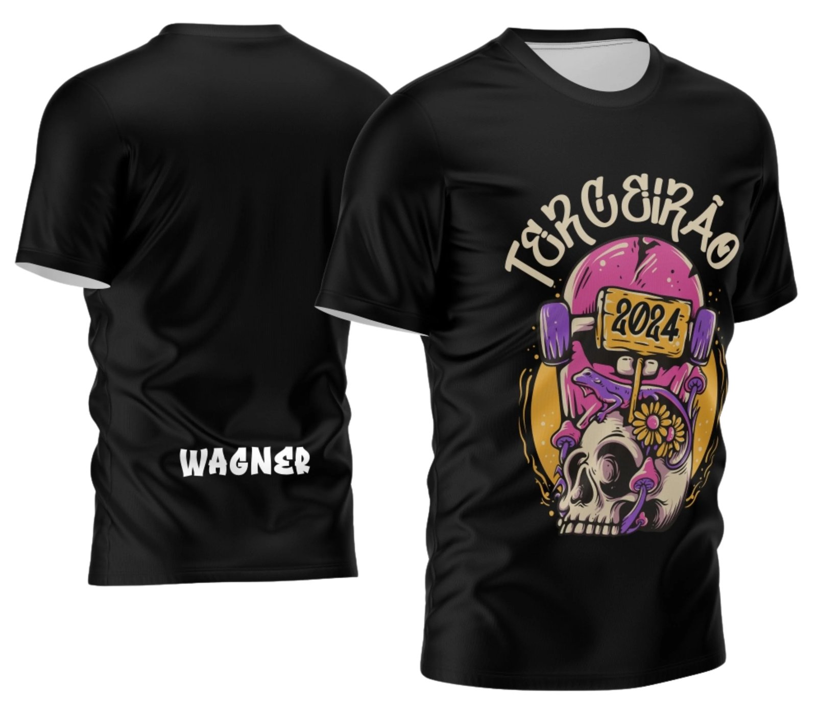 camiseta terceirão 2026 Cranio Raxado para formandos do ensino médio