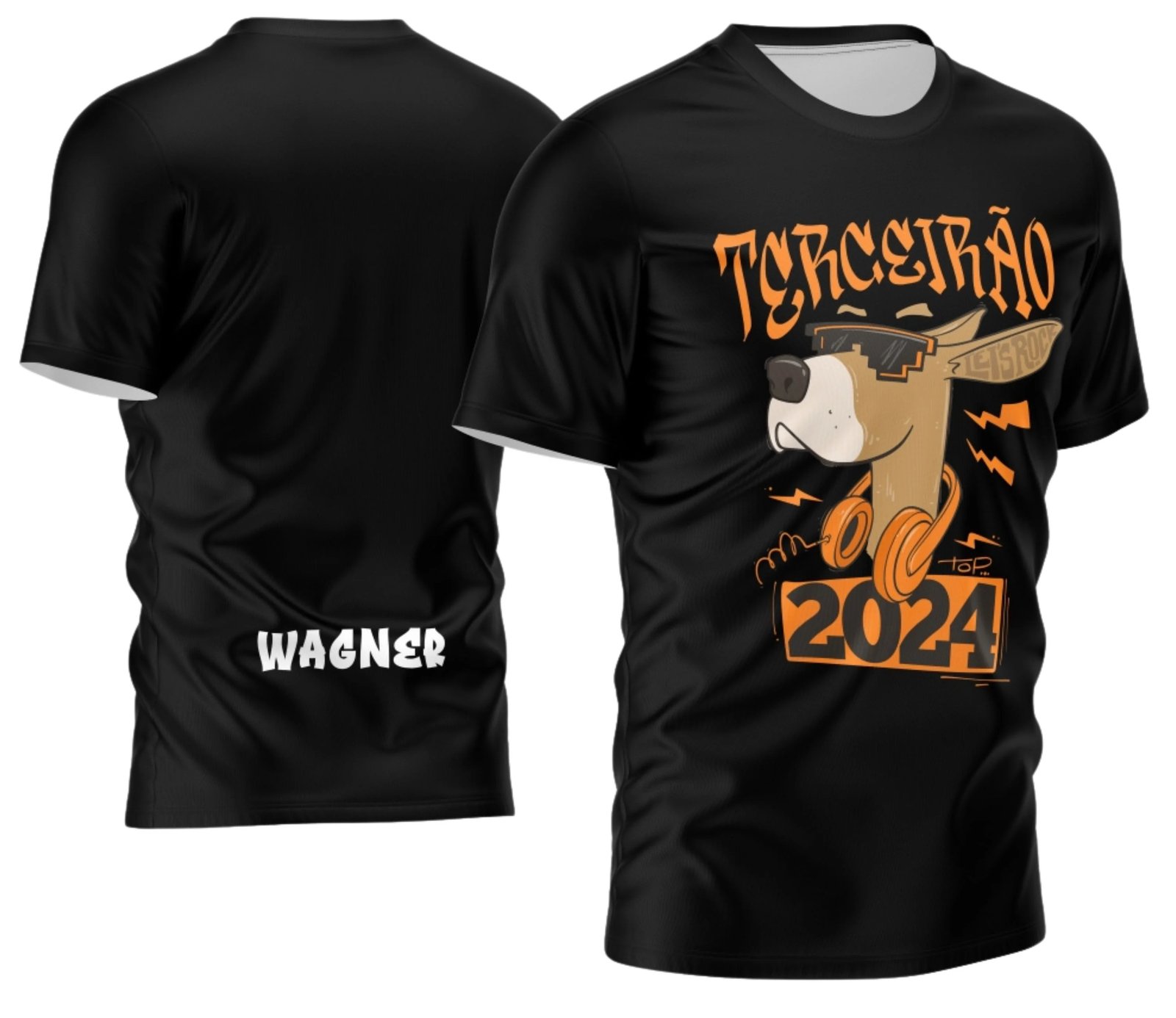 camiseta terceirão 2026 Dog Beat para formandos do ensino médio