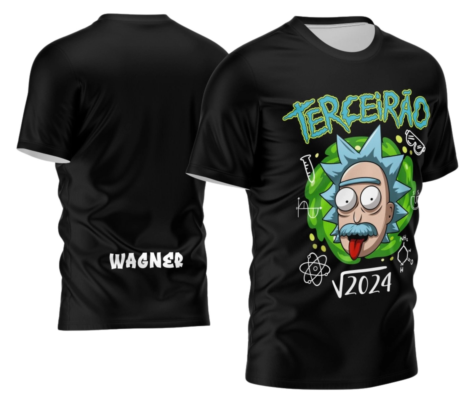 camiseta terceirão 2026 Einstein para formandos do ensino médio
