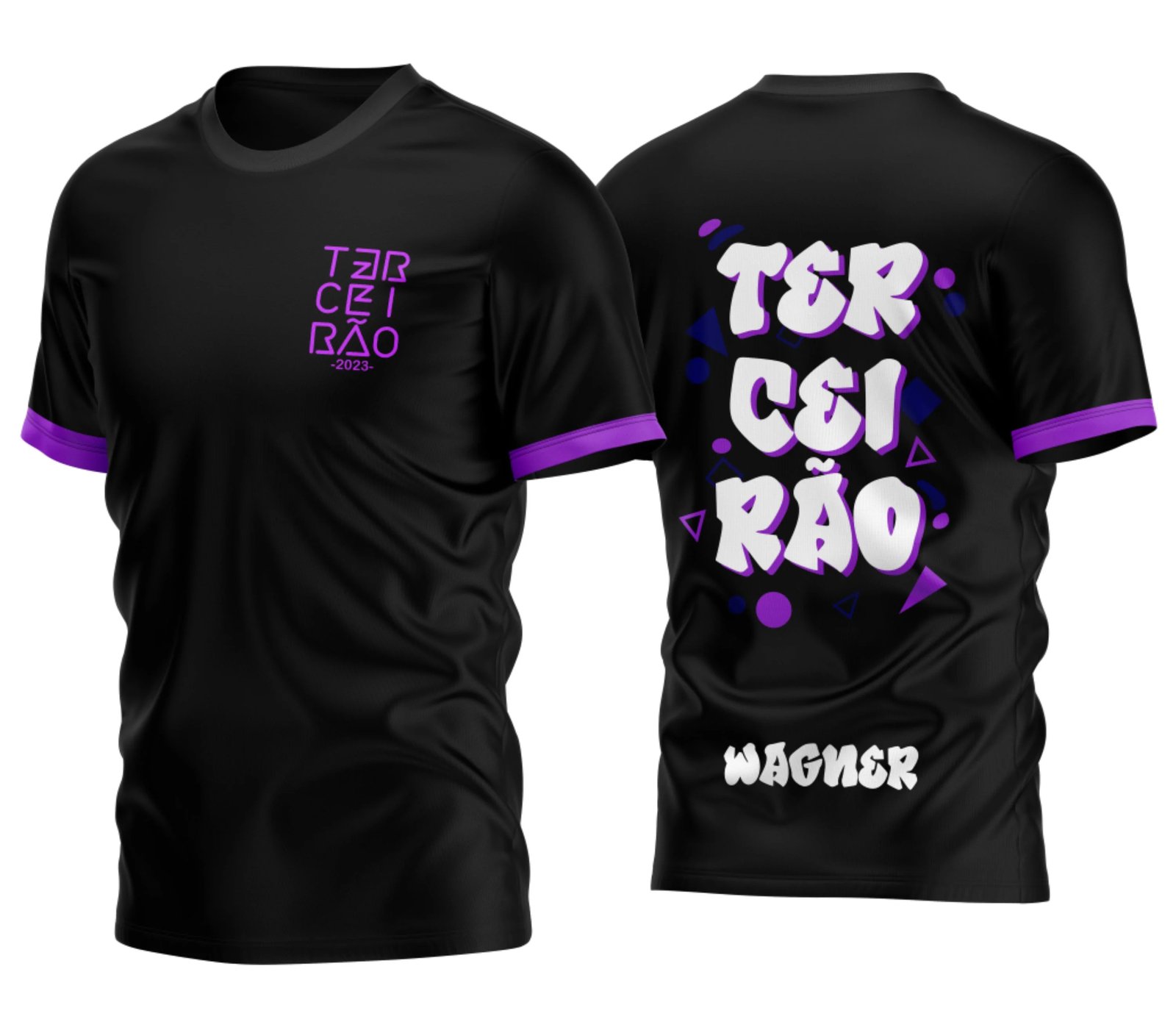 camiseta terceirão 2026 Formas Geometricas para formandos do ensino médio