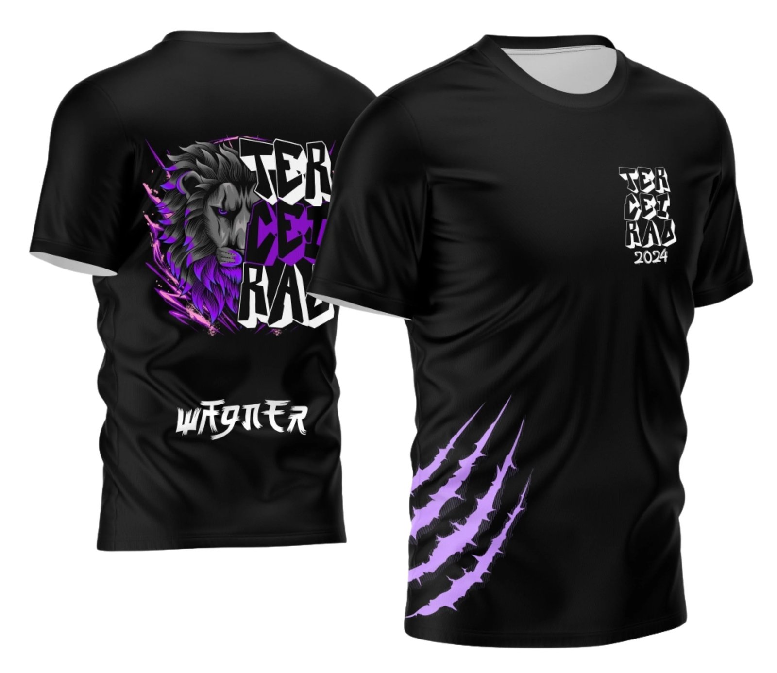 camiseta terceirão 2026 Leao Garras para formandos do ensino médio