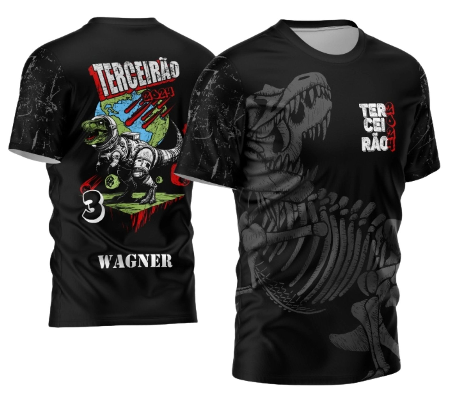 camiseta terceirão 2026 Mecano Rex para formandos do ensino médio