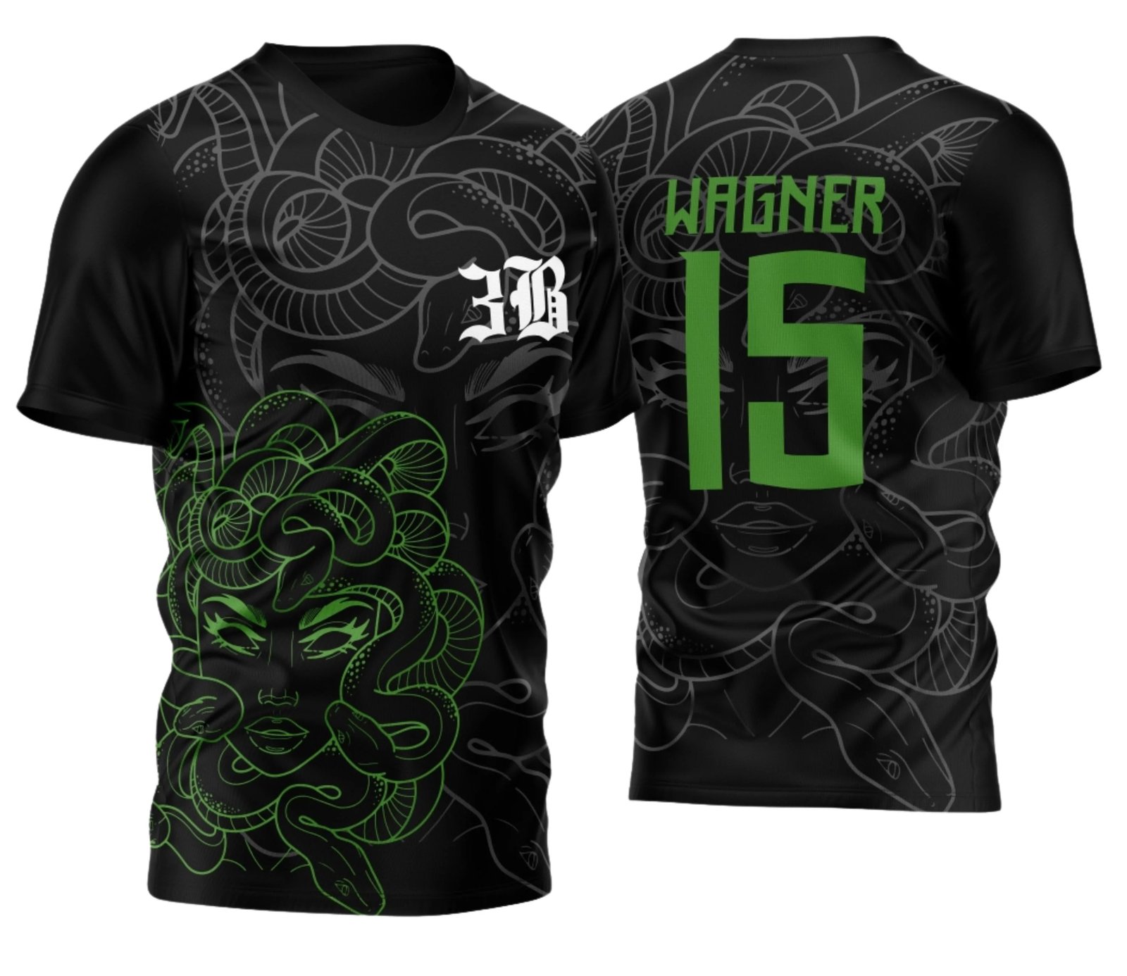 camiseta terceirão 2026 Medusa Entre Cobras para formandos do ensino médio