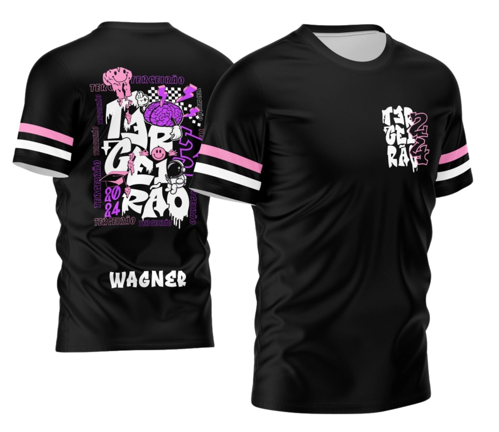 camiseta terceirão 2026 Multi Objetos 1 para formandos do ensino médio