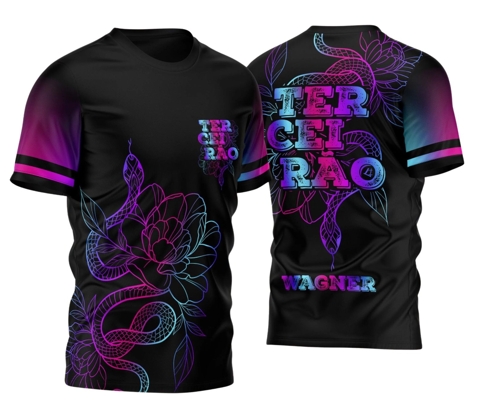 camiseta terceirão 2026 Naja Flor para formandos do ensino médio