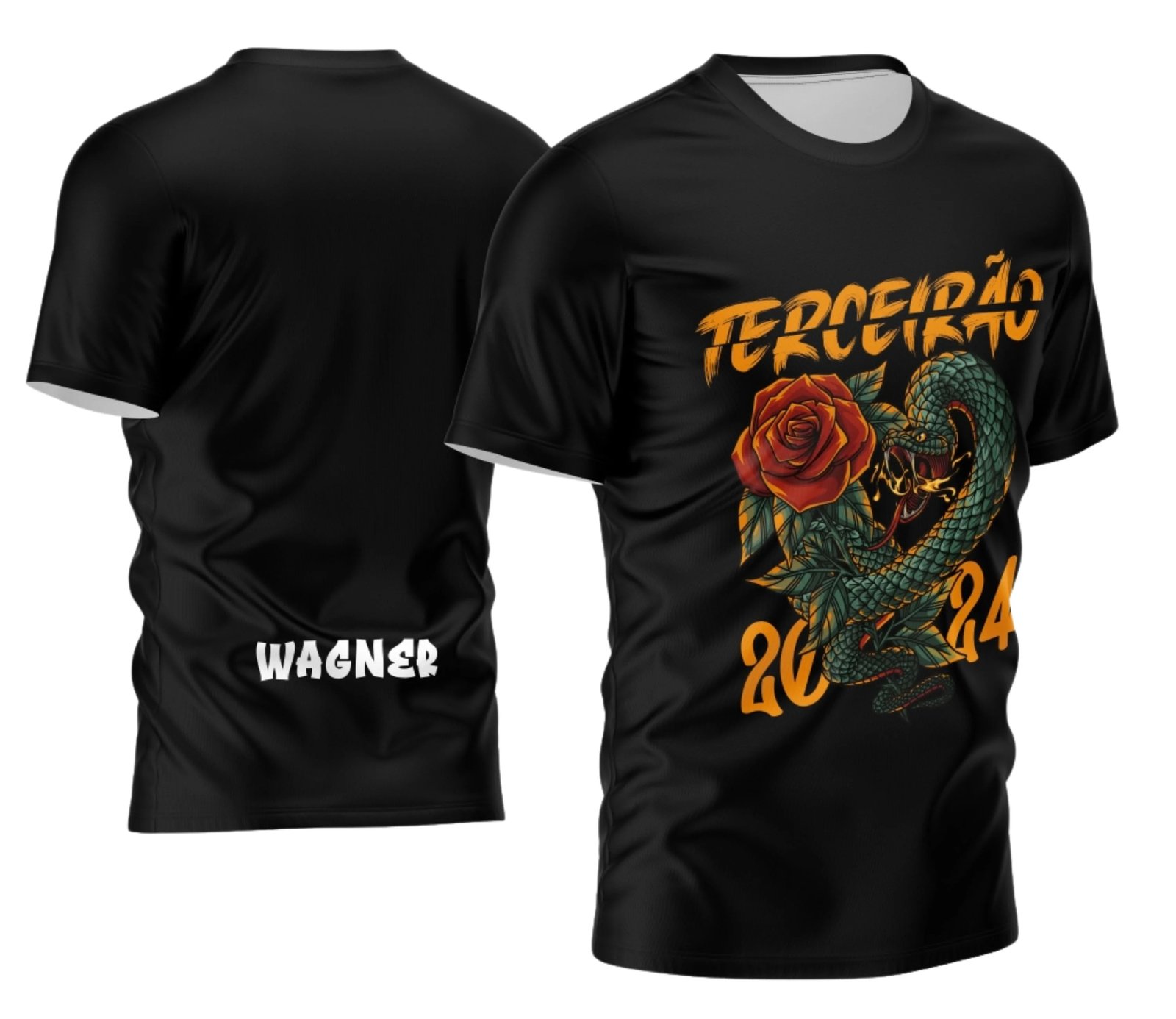 camiseta terceirão 2026 Naja No Jardim para formandos do ensino médio