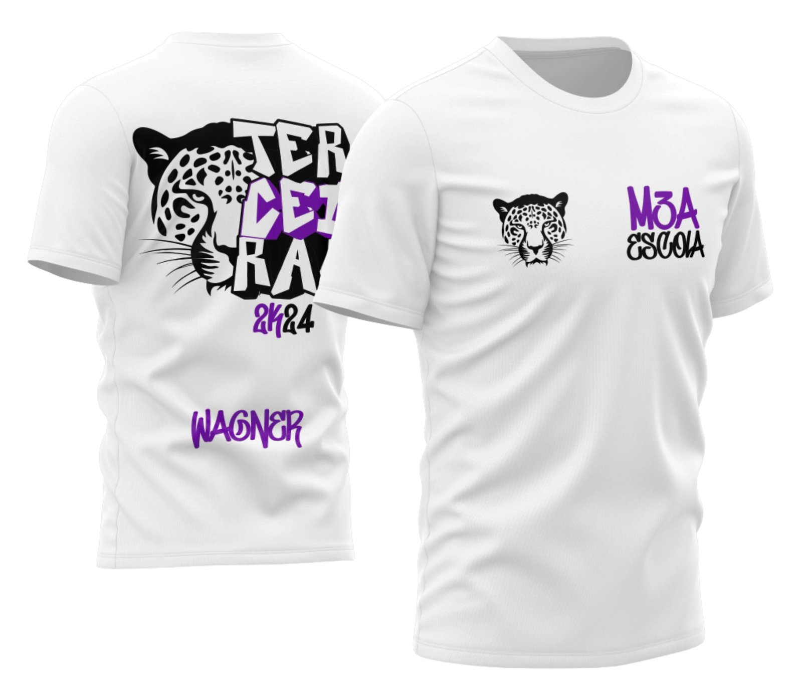 camiseta terceirão 2026 Onca Formada para formandos do ensino médio