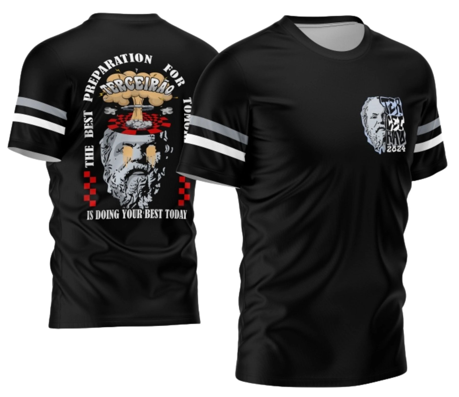 camiseta terceirão 2026 Platao para formandos do ensino médio