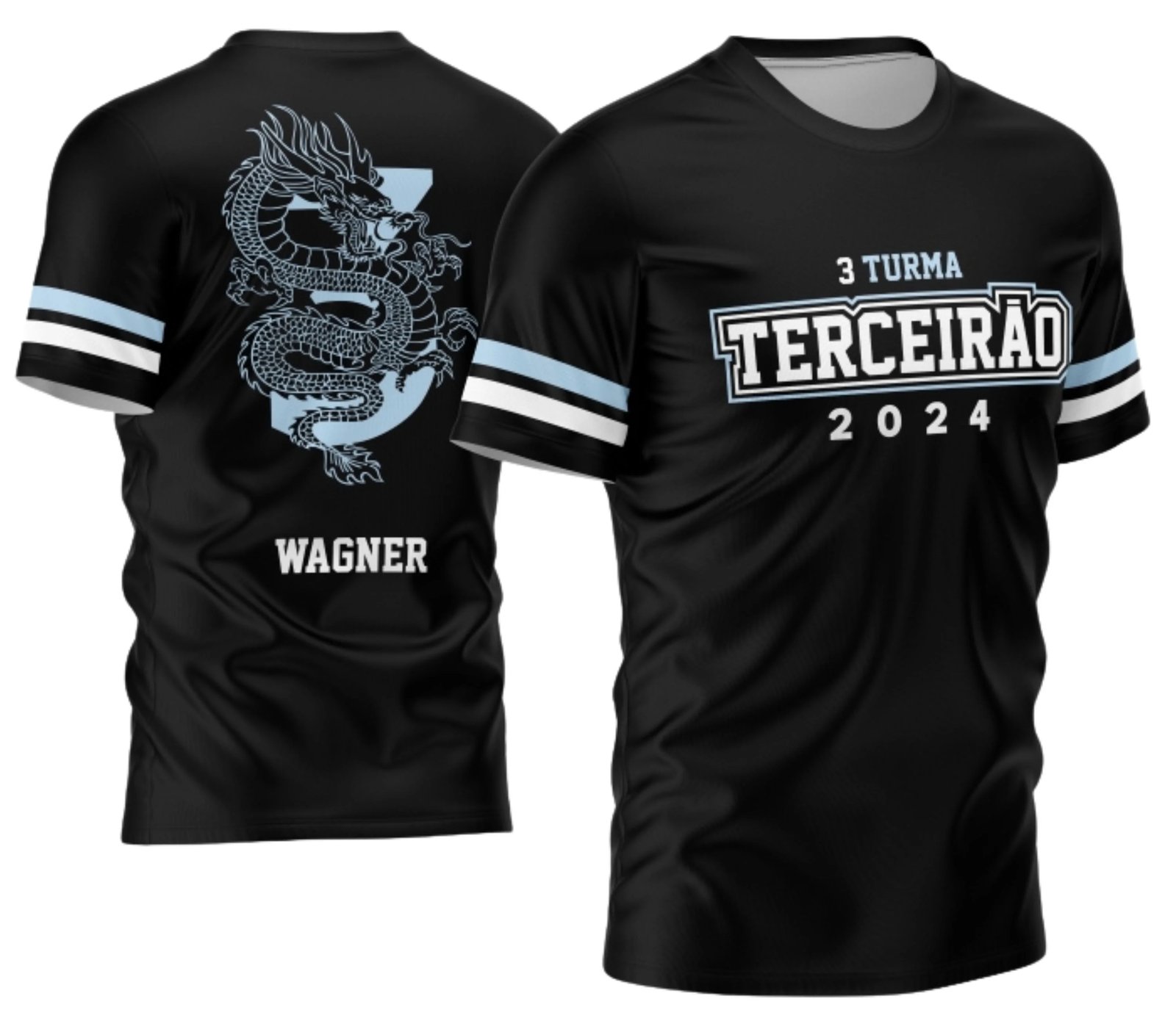 camiseta terceirão 2026 Serpente Ataque para formandos do ensino médio