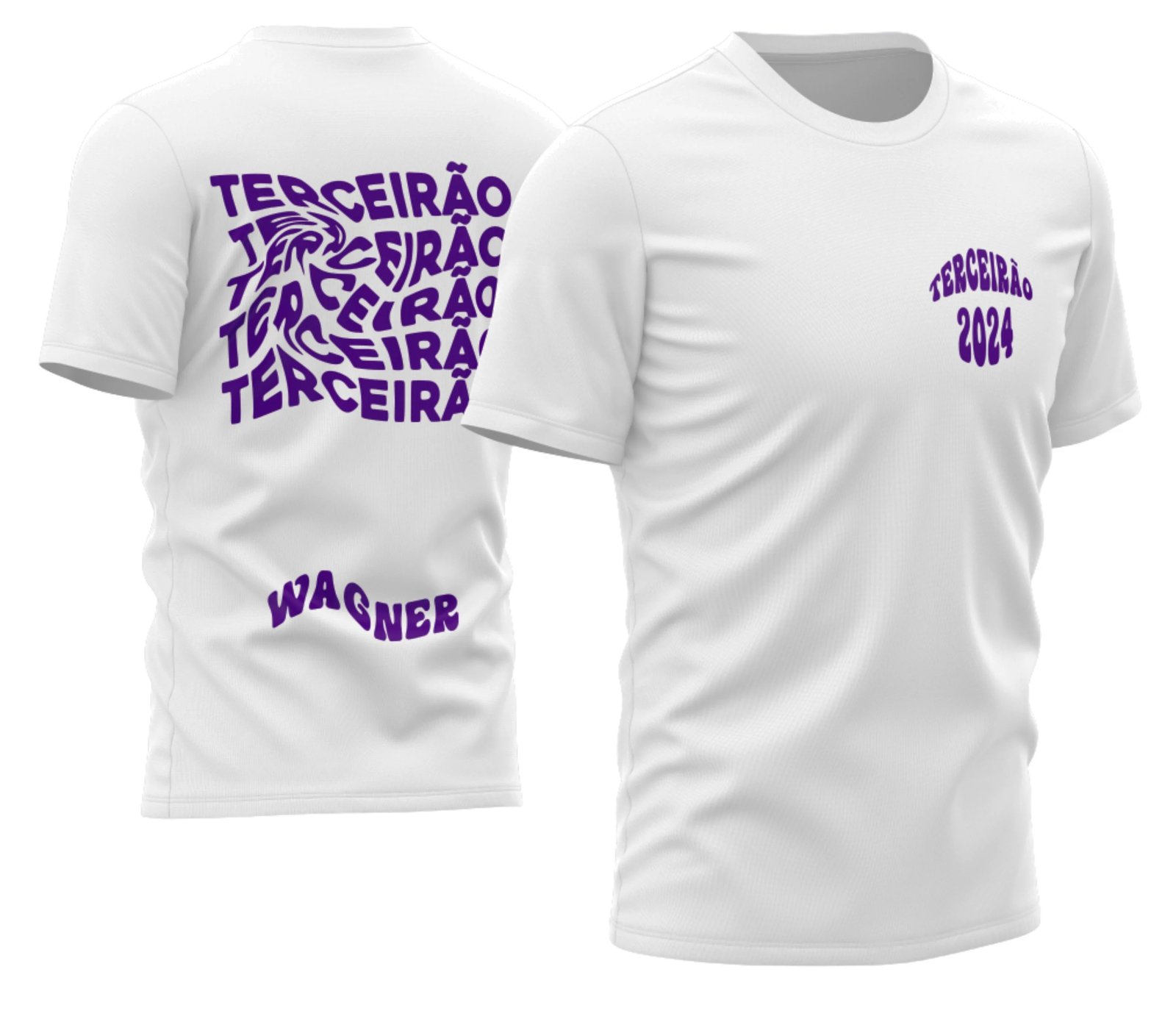 camiseta terceirão 2026 Simples para formandos do ensino médio