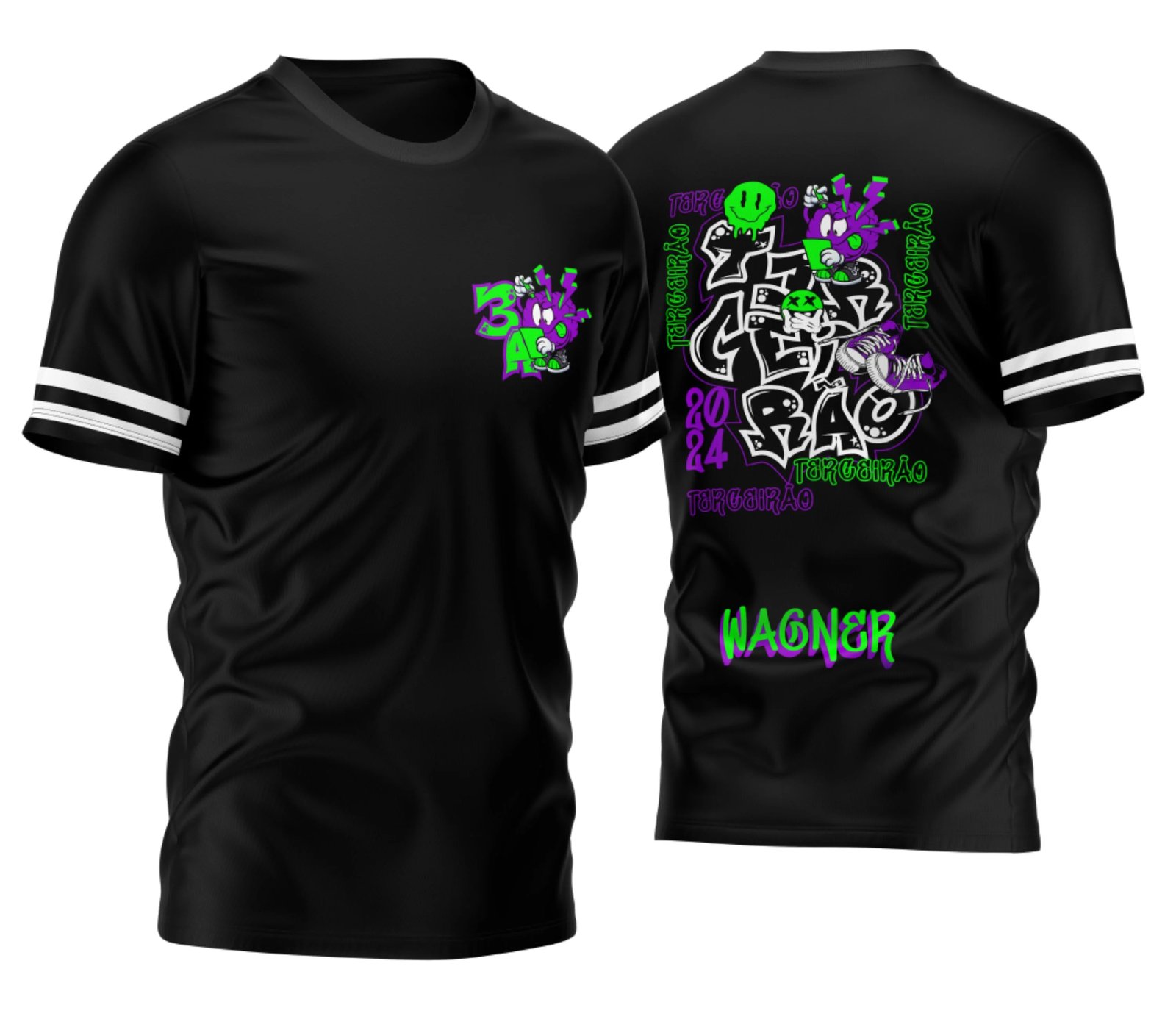 camiseta terceirão 2026 Smile Verde para formandos do ensino médio