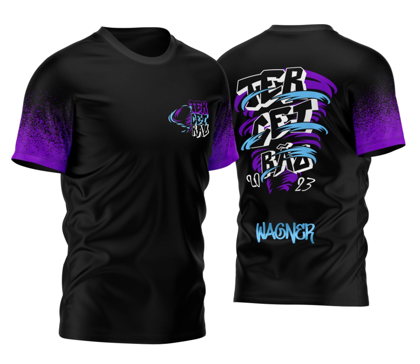 camiseta terceirão 2026 Tornado Particulas para formandos do ensino médio