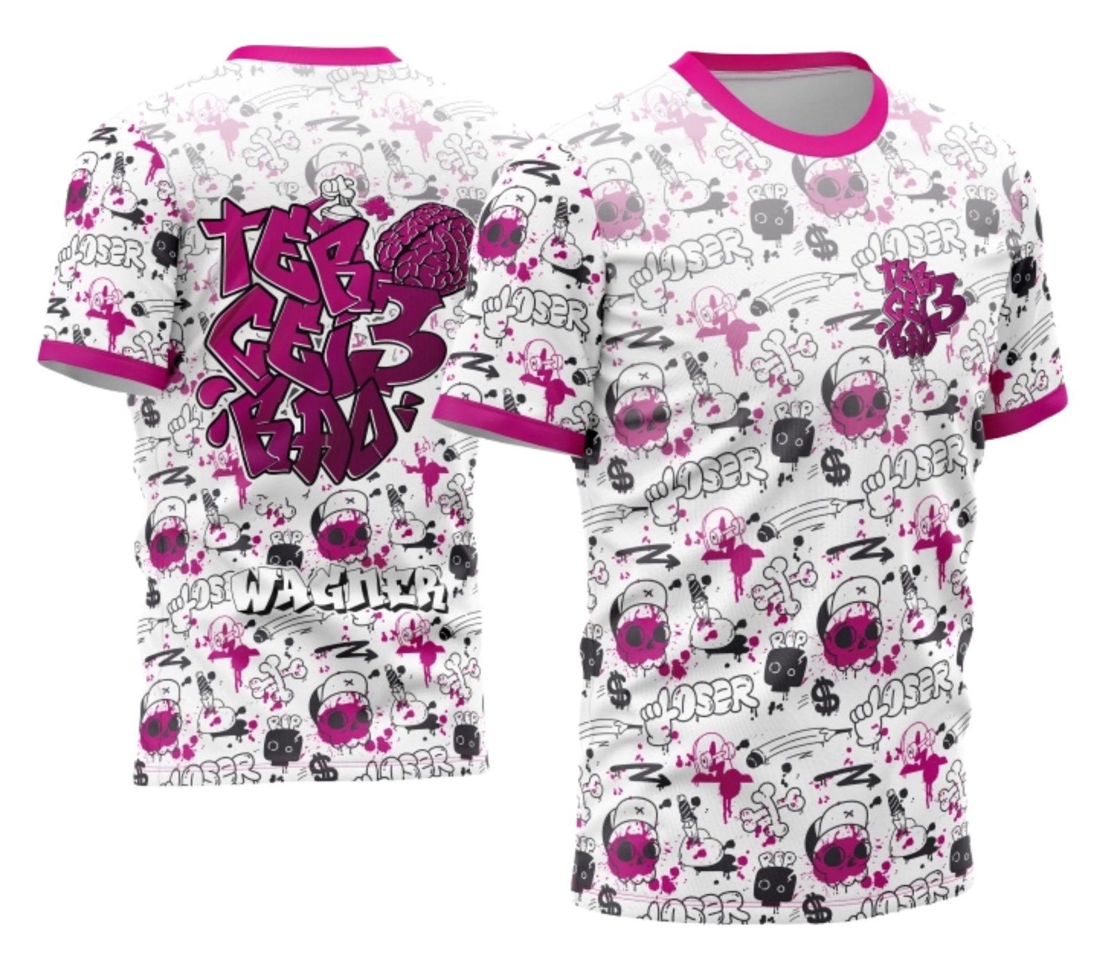 camiseta terceirão 2026 Total Horror para formandos do ensino médio