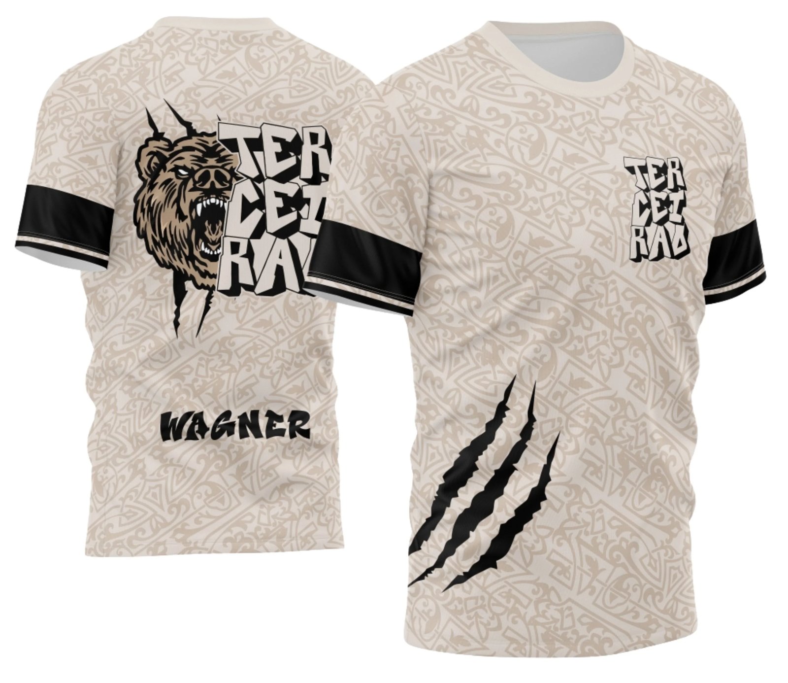 camiseta terceirão 2026 Urso E Garras para formandos do ensino médio