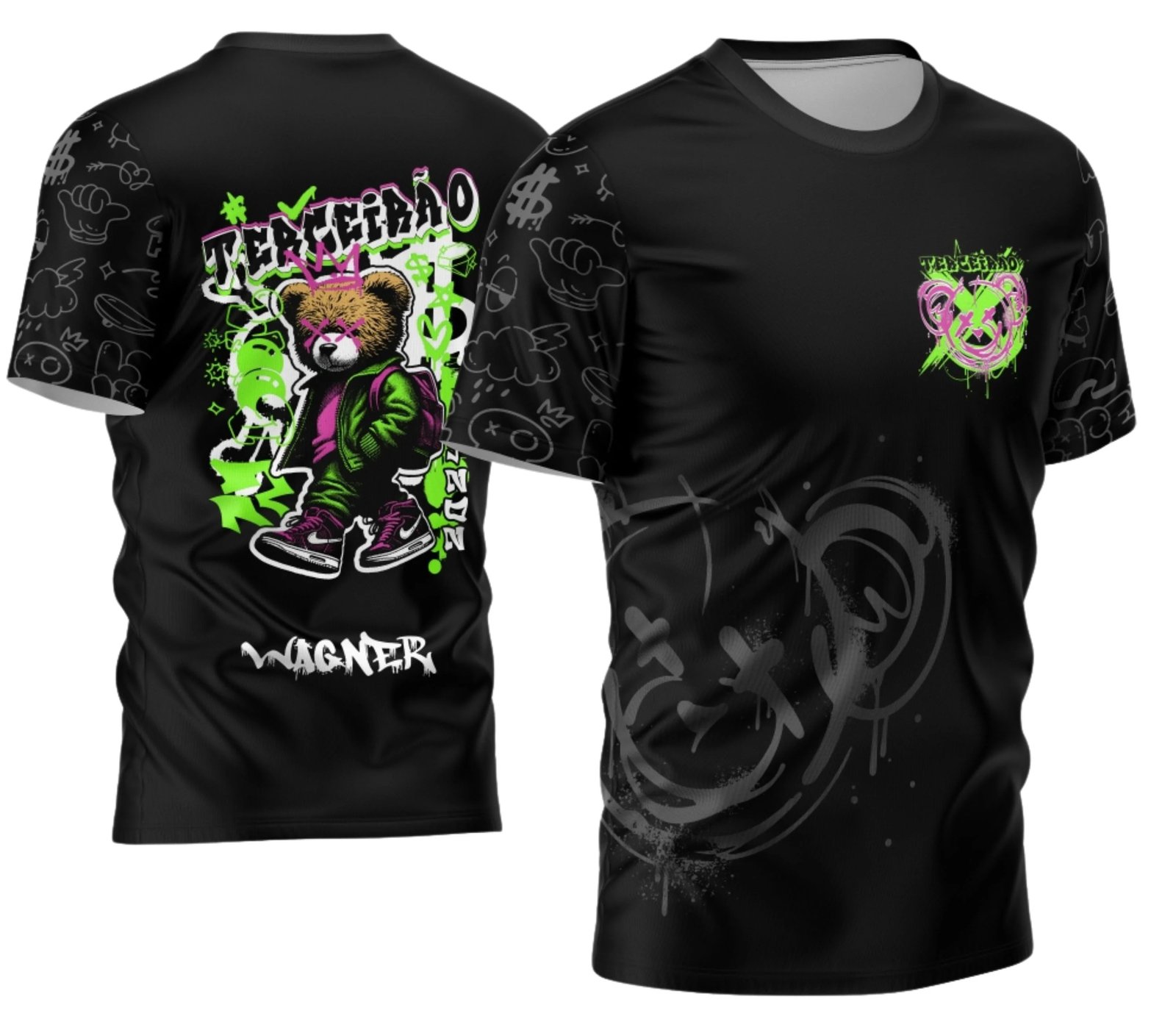 camiseta terceirão 2026 Urso Mochileiro para formandos do ensino médio