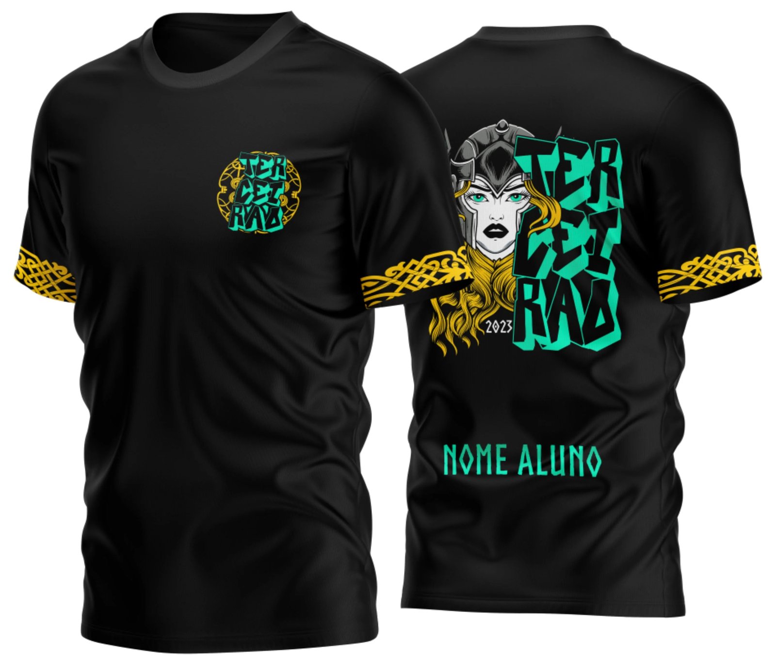 camiseta terceirão 2026 Viking para formandos do ensino médio