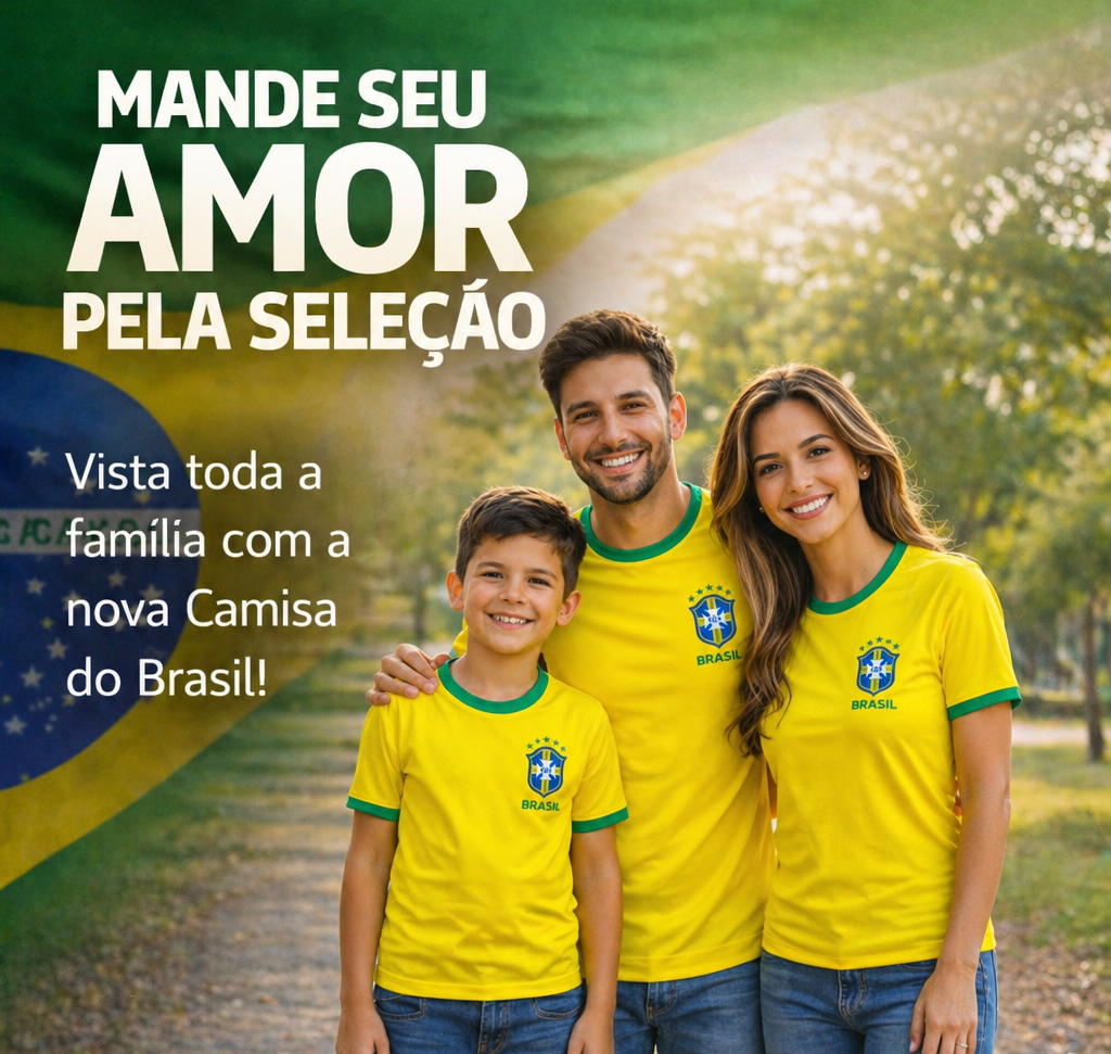 Camisa Amarela Selecao 2026