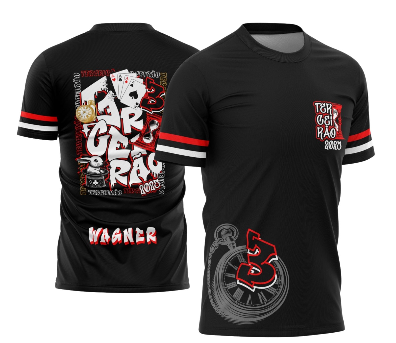 camiseta terceirão 2026 Cartas Na Hora para formandos do ensino médio