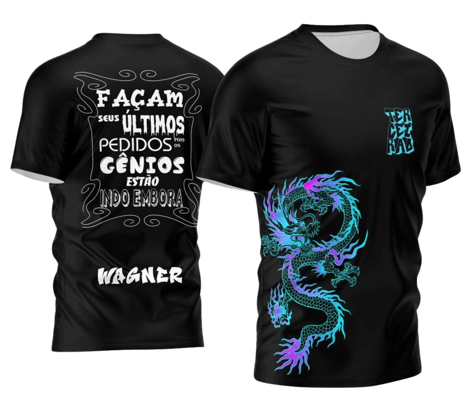 camiseta terceirão 2026 Formando Genios para formandos do ensino médio